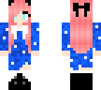 cat girl with blue dress