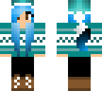 christmas blue wolf