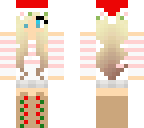 christmas pink blonde flower girl 
