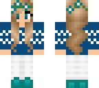 cute blue girl
