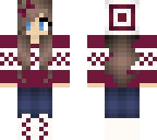 cute burgundy winter