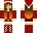 cute christmas girl skin