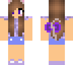 cute mouse girl with bow