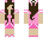 cute pink chibi kitty