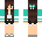 cute teal girl