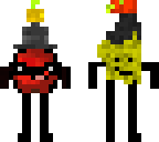 de red apel and de