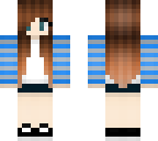 girl with stripes