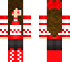 minecraft christmas skin