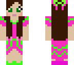 neon long hair jen