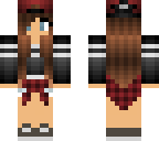 ombre red skater