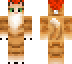 orange tabby cat santa
