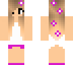 pink beach girl