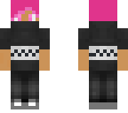pink haired boy