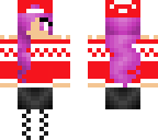 punk girl christmas skin