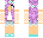 purple hair girl