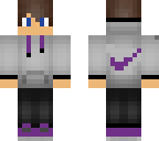 purple nike boy