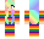 rainbow girl