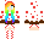 red cake girl