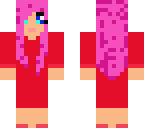 red sleepover girl