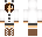 snow man girl