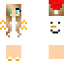 snow woman girl