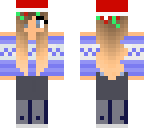 thhannah with santa hat