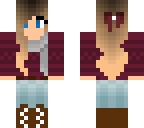 winter girl bow