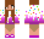 awkward fudgy purple skin