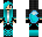 cute blue fox girl