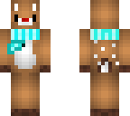cute deer with scarf