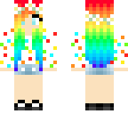cute rainbow girl