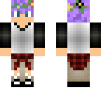 flower crown flannel boy
