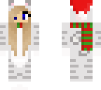 gray christmas cat