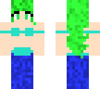 green hipster mermaid