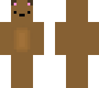 little girl in a bear costum