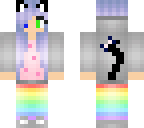 nyan cat girl skin