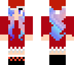 pastel hair santa