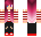pink hair girl with jeans