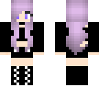 purple hair emo girl