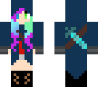 purple hair girl