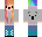 rainbow chibi koala