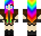 rainbow girl