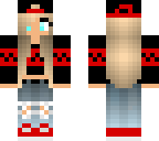 red christmas girl
