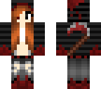 red grim reeper girl