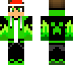 xmas green fire boy