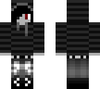 black and white