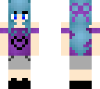 blue and purple girl