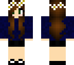 blue camo girl