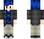 blue hair boy