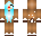 blue hair reindeer girl 